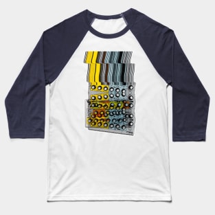 Sirin Synthesizer GlitchTribute Pop Art Baseball T-Shirt